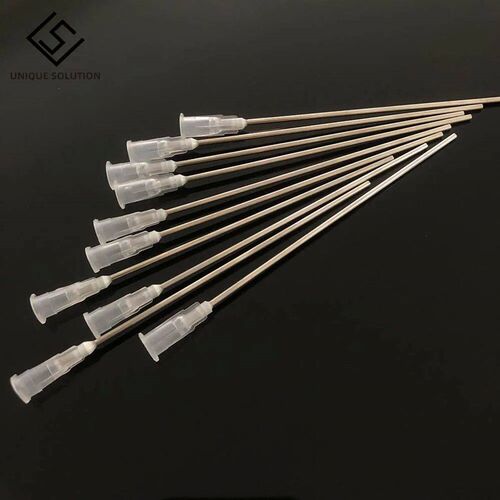 10pcs 100MM White Stainless Steel Blunt Dispensing Needles G