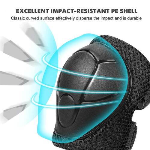 Kids Knee Pads Elbow Pads Age 3-7 Toddler Boys Girls, 6 In 1