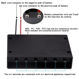 Car Touch Switch 12-24V 6 Groups of Panel Touch Circuit Cont