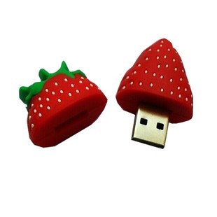 Strawberry Fruit Pen Drive USB Flash Drive real capacity 4G