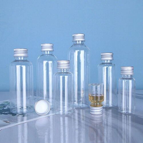 50Pcs 5ml 10ml 30ml 50ml 100ml Plastic Bottle Aluminum Cap T