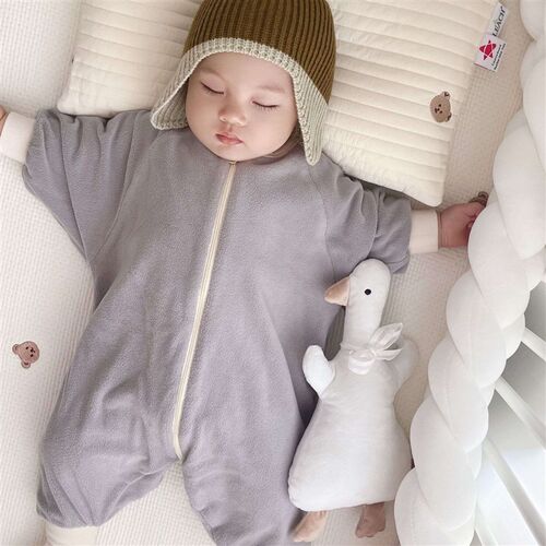 Ins Style Baby Sleeping Bag Winter Anti-Kicking Fleece Quilt