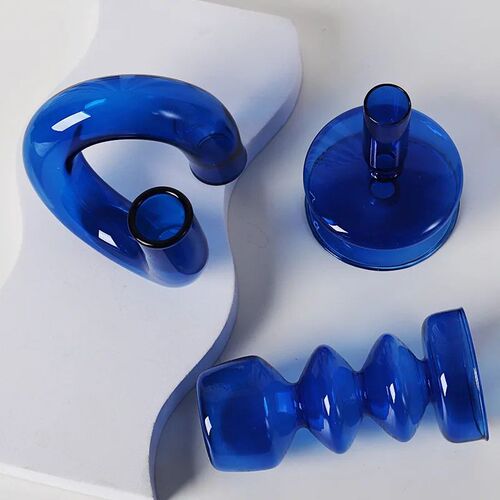 luxury Glass Candle Holder Home Decor Vase Wedding Decoratio