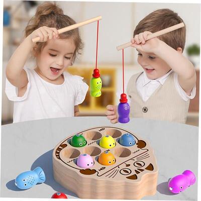 Kitten fishing toys benefit intelligence brain magnetism