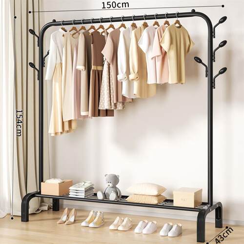 POPHEKO 12 Hook Hanging Pole Rack Clothes Hanger Coat stand
