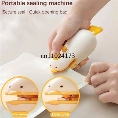Handheld Mini Bags Sealer Rechargeable Vacuum Sealer Food Ba