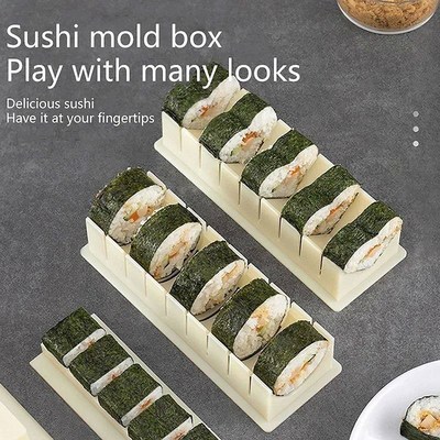 Diy Sushi Maker Rice Circular Mold Seaweed Cake Plastic Mold