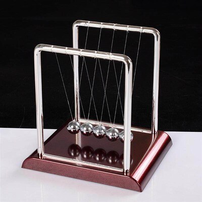 Newton Cradle Balance Steel Balls School Teaching Supplies P
