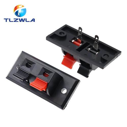 5PCS Plastic 2/4 Positions Connector Terminal Push In Jack S