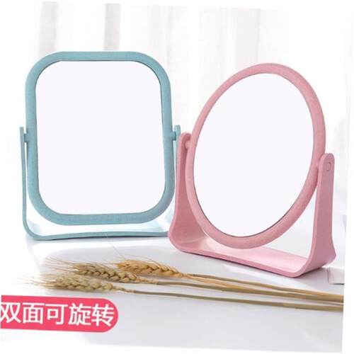 shun 7 double-face rotatin mirror table mirror simple