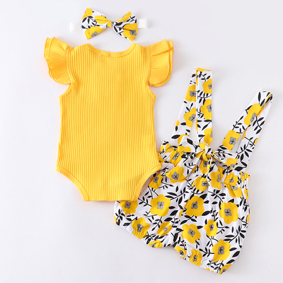 Baby Girl Summer Clothes Set Fashion Newborn Infant Knitting