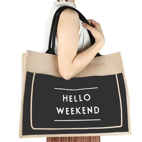 High Quality Women Linen Luxury Tote Large Capacity Female C