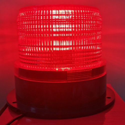 装干电池警示灯LED灯爆闪灯旋转灯强磁防追尾高亮车载红蓝绿多色