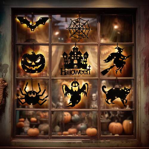 Halloween door decoration pendant Ghost jack-o -lantern挂件