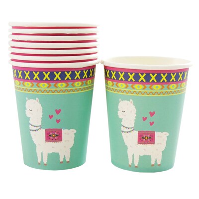 Llama Alpaca Party Disposable Tableware Paper Napkins Plates