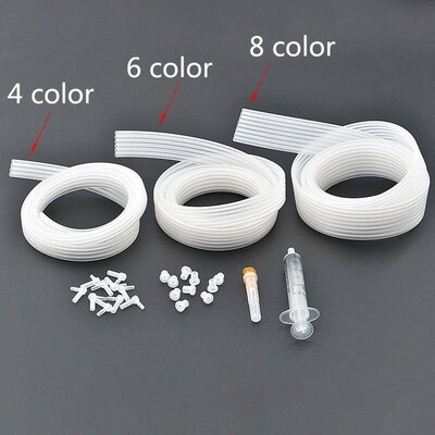 1Meter 4 6 8 color ciss line Ink tube inktube pvc pipeline +