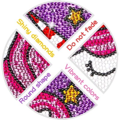 5D Diamond Painting Kit Kids DIY Full Drill Rhinestone Kits