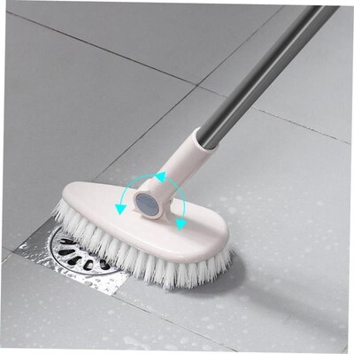 bathroom long handle brush tile floor cleaning broom mop