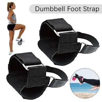 1/2pcs Dumbbell Ankle Strap Weight Lifting Foot Bands Leg Fi