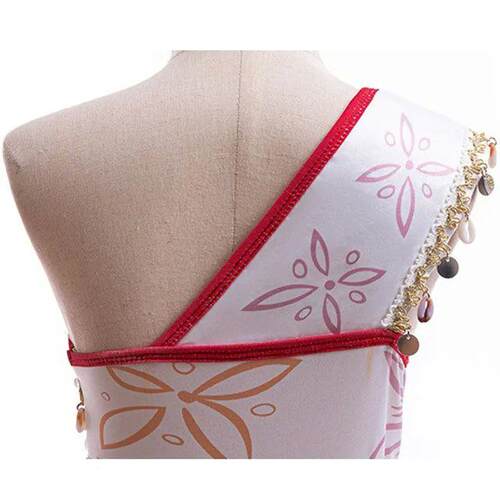Girls Moana Cosplay Summer Dress Halloween Party Adventure C