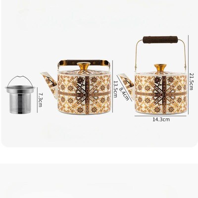 New Roman Pattern Whistle Stainless Steel Kettle Middle East