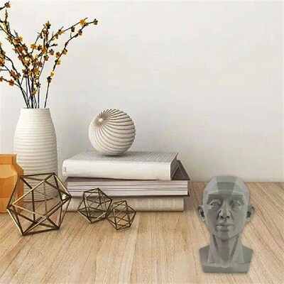 Art Plaster Head Teaching Aids Simulation Head Classroom