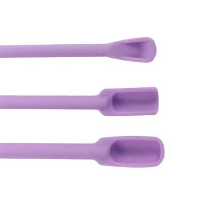 3Pcs Lengthened Silicone Scraper Double-head Cosmetic Deep B