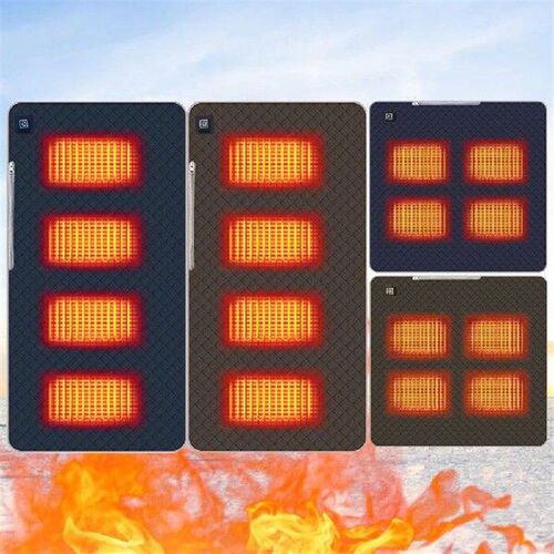 4 Heated Areas Camping Chair Heated Cushion 3 Adjustable