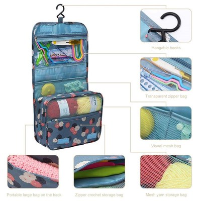 Crochet Hooks Kit with Case Beginner Crochet Kit Colorful Cr