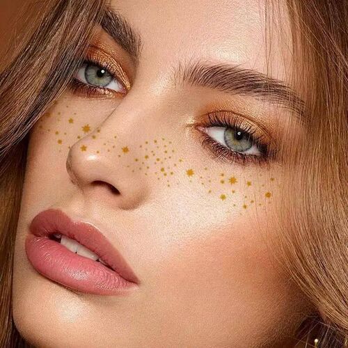 Glitter freckles Patches 8X Face Speckles Stickers Glitter S