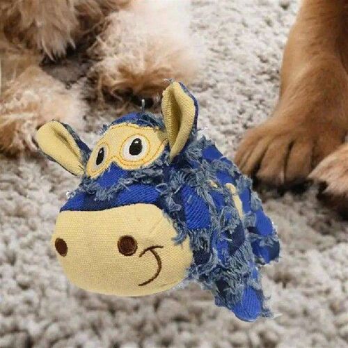 Squeaky Stuffed Dog Toys Stuffed Cow Dog Chewing Toy