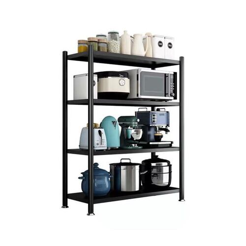 Kitchen storage rack Floor multilayer microwave pot rack