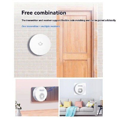 【NEW】Smart Wireless Doorbell Self-Powered Doorbell