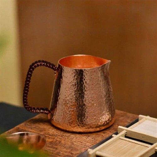 500ml Pure Copper Latte Pitcher Milk Jug Water Pots Kettles