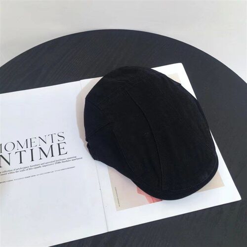 Retro Distressed Fringe Forward Cap Women Design Sense Rever