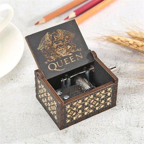 Hand Cranked Music Box with Melody Antique Cwork Music