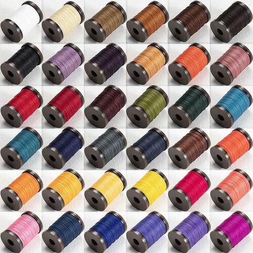 0408mm Handmade Leather Sewing Wax Thread Polyester Braid