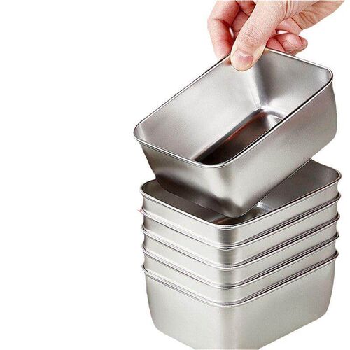 【Free Shipping】304 Stainless Steel Food Storage Box, Bento