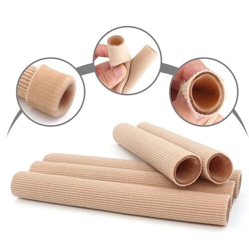 Toe Cushion Fabric Toe Tubes Finger Fabric Protector for Cor