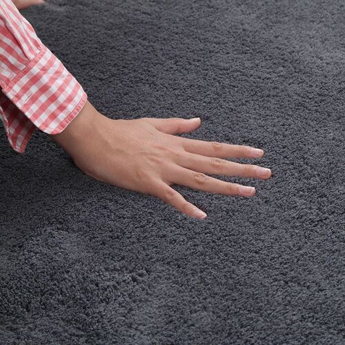 Round Fluffy Area Rug for Bedroom Soft Shaggy Carpet Circle