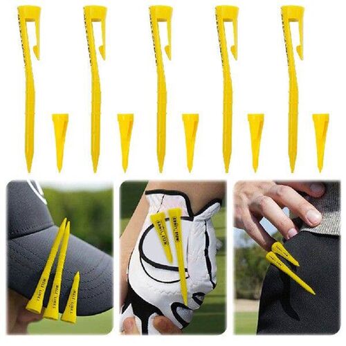 10 Pcs Golf Balls Holder Portable Plastic Golf Tees with