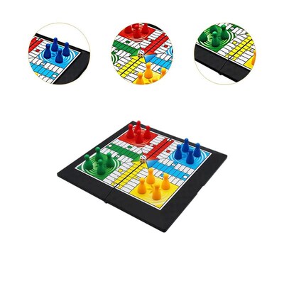 Ludo Game Set Strategy Game Parent Child Interaction with Fo