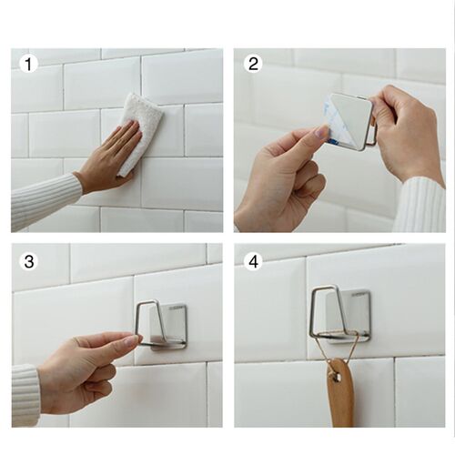 Kitchen Sponges Holder Self Adhesive Sink Sponges Drain Dryi