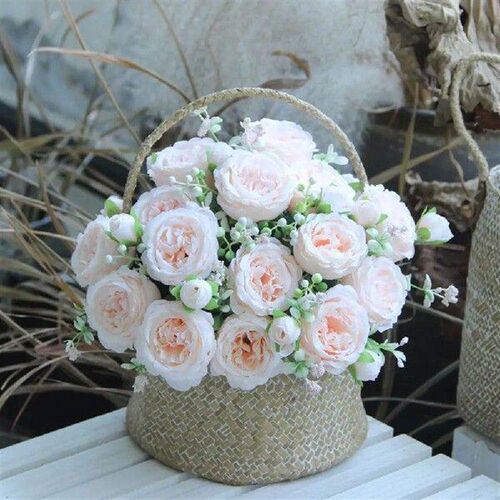Fake Peonies Decoration Easy-to-maintain Floral Decoration