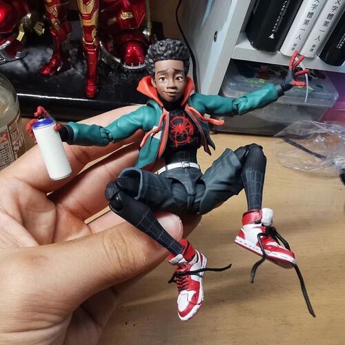 Sentinel Sv Action Spiderman Miles Morales Action Figure Mod