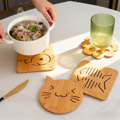 Home-use heat-resistant pads, pot holders, casserole pads, b