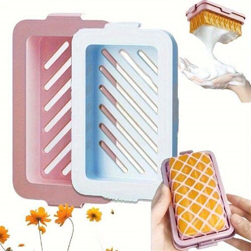 2Pcs Highly Elastic Mesh Soap Bubble Box, High Elasticity