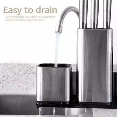 Knife Stand Holder For Kitchen Knife Stainless Steel Cooking
