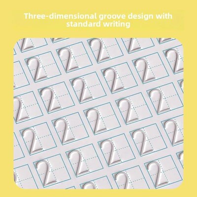 4 Books/set Magic Copybook Reusable Practice Writing Pen Gro