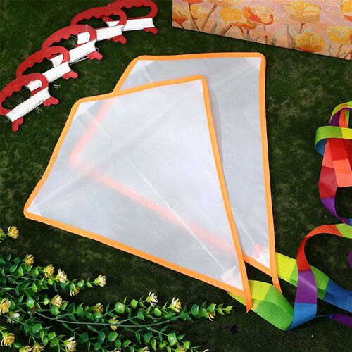 5Sets DIY Kite Kit Blank Kites for Kids Art Painting Drawing
